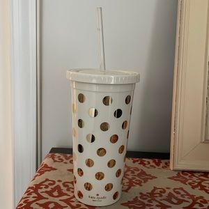 Kate Spade New York polka dot tumbler